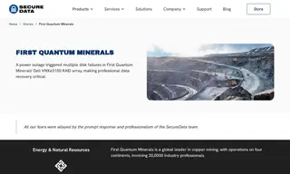 Preview of the First Quantum Minerals Case Study