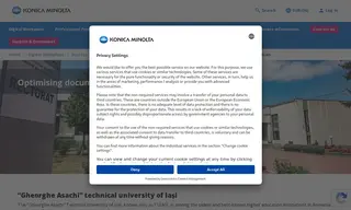 Preview of the “Gheorghe Asachi” Technical University of Iași Case Study