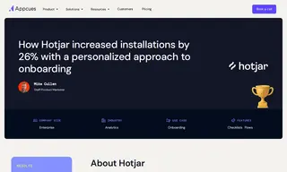 Preview of the Hotjar Case Study