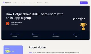 Preview of the Hotjar Case Study