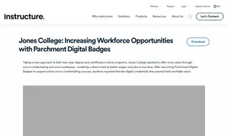 Preview of the Jones College Case Study