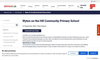 Preview of the Wyton on the Hill Community Primary School Case Study
