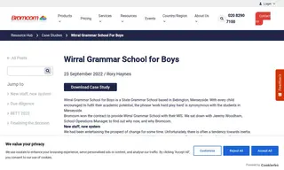 Preview of the Wirral Grammar School for Boys Case Study