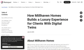 Preview of the Millhaven Homes Case Study