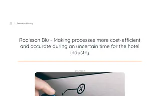 Preview of the Radisson Hotel Group Americas Case Study