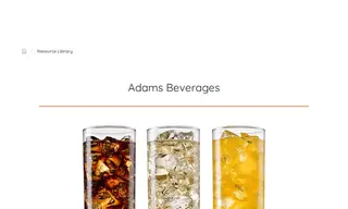Preview of the Adams Beverages Case Study