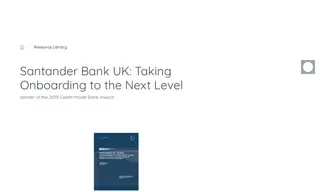 Preview of the Santander Bank UK Case Study