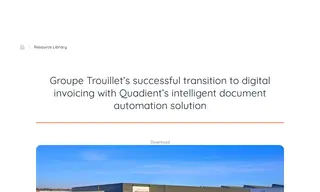 Preview of the Groupe Trouillet Case Study