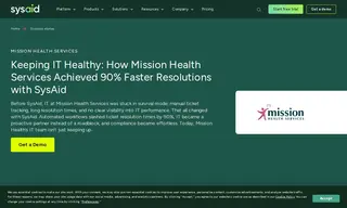 Preview of the Mission Health Services Case Study