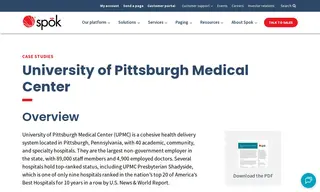 Preview of the University of Pittsburgh Medical Center Case Study