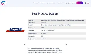 Preview of the Bofrost* Dienstleistungs GmbH & Co. KG Case Study