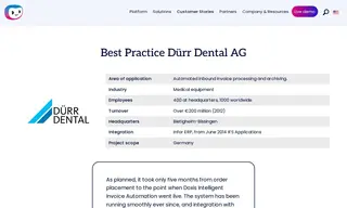 Preview of the Dürr Dental AG Case Study
