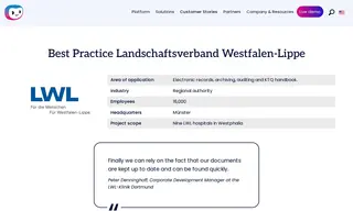 Preview of the Landschaftsverband Westfalen-Lippe (lwl) Case Study