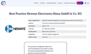 Preview of the Neways Electronics Riesa GmbH & Co. KG Case Study