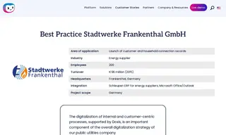 Preview of the Stadtwerke Frankenthal GmbH Case Study