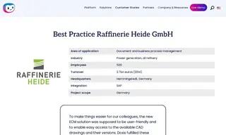Preview of the Raffinerie Heide GmbH Case Study