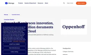 Preview of the Oppenhoff Case Study