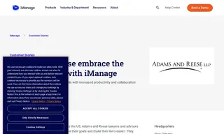 Preview of the Adams and Reese Case Study