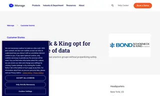 Preview of the Bond, Schoeneck & King Case Study