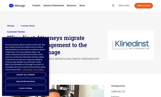 Preview of the Klinedinst Attorneys Case Study