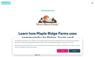 Preview of the Maple Ridge Farms Case Study