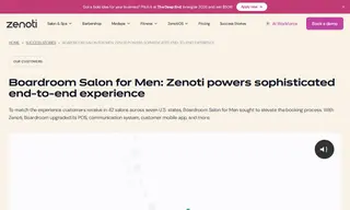 Preview of the Boardroom Salon for Men Case Study