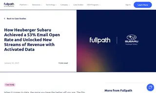 Preview of the Heuberger Subaru Case Study