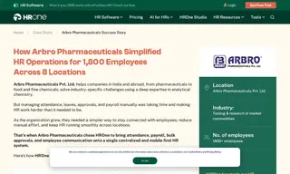 Preview of the Arbro Pharmaceuticals Pvt. Ltd Case Study