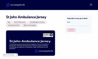Preview of the St John Ambulance Jersey Case Study