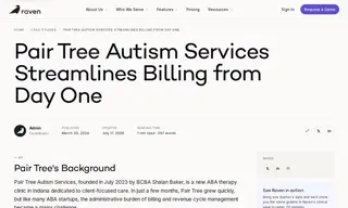 Preview of the Pair Tree Autism Services Case Study