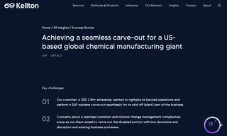 Preview of the US-based Global Chemical Manufacturing Giant Case Study