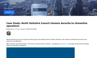 Preview of the North Yorkshire Council Case Study