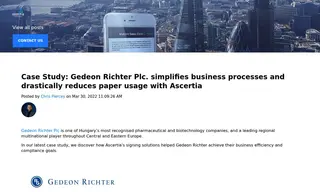 Preview of the Gedeon Richter Plc Case Study