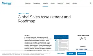 Preview of the European Networked Visualization Products Technology Manufacturer Case Study