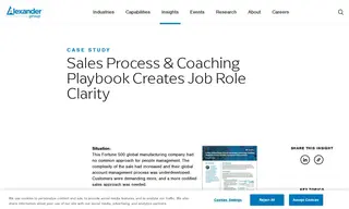 Preview of the Fortune 500 Global Manufacturing Company Case Study