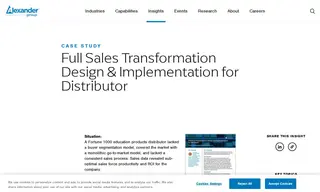 Preview of the Fortune 1000 Education Products Distributor Case Study
