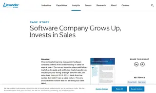 Preview of the Mid-market Learning Management Software Company Case Study
