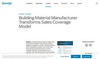 Preview of the Building Materials Supplier Case Study