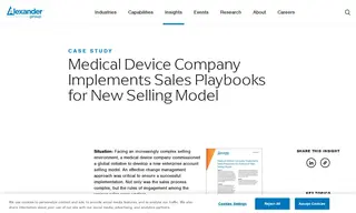 Preview of the Leading Medical Device Company Case Study