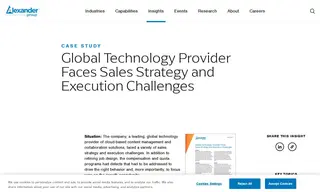 Preview of the Global Technology Provider Case Study