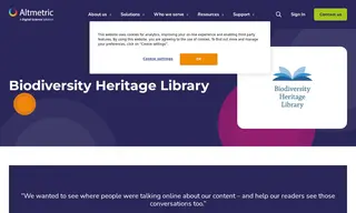 Preview of the Biodiversity Heritage Library Case Study