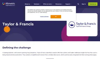 Preview of the Taylor & Francis Case Study