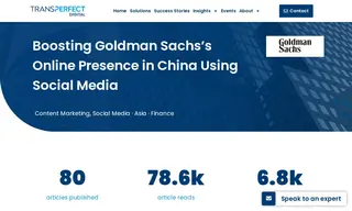 Preview of the Goldman Sachs Case Study