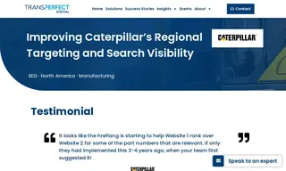 Preview of the Caterpillar Case Study