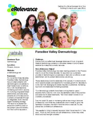 Preview of the Paradise Valley Dermatology Case Study