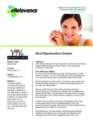 Preview of the Viva Rejuvenation Center Case Study
