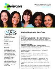 Preview of the Medical Aesthetic Skin Care Case Study
