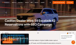 Preview of the Cadillac Dealer in Virginia Case Study