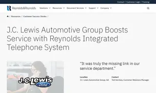 Preview of the J.C. Lewis Automotive Group Case Study