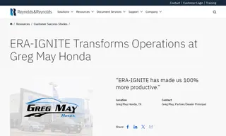 Preview of the Greg May Honda Case Study